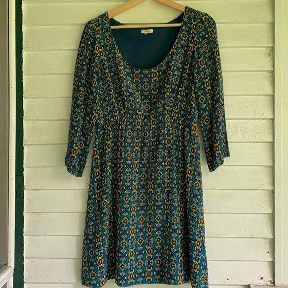 Retro style Silk Fossil dress - Picture 1 of 6
